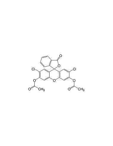 2',7'-Dichlorofluorescin diacetate (Diacetyldichlorofluorescin), analytical grade, CAS 4091-99-0, SERVA
