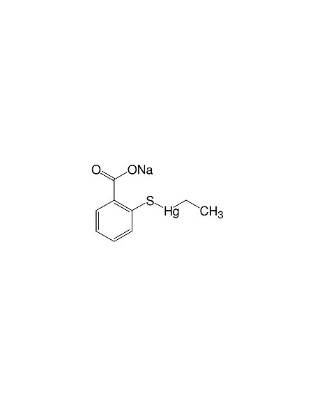 Ethylmercury thiosalicylic acid Na-salt, research grade, CAS 54-64-8, SERVA