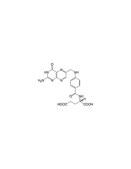 Folic acid (Pteroylmonoglutamic acid, Folsäure), cryst. research grade, CAS 59-30-3, SERVA product