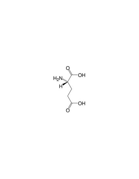 L-Glutamic acid (Aminoglutaric acid, Glu) CAS 56-86-0, research grade, SERVA