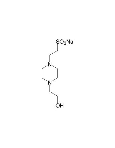 N-(2-Hydroxyethyl)piperazine-N'-2-ethane sulfonic acid-Na-salt (HEPES Na-salt), research grade, CAS 75277-39-3, SERVA