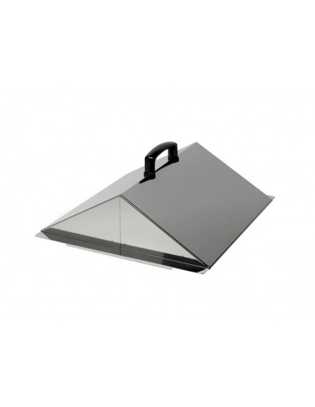 LS200 Stainless steel sloping lid