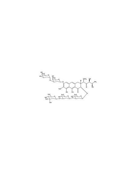 Mithramycin A (Aureolic acid, Plicamycin), pure, CAS 18378-89-7, SERVA