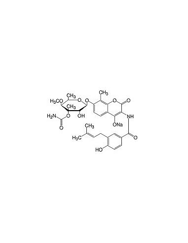 Novobiocin Na-salt, research grade, CAS 1476-53-5, SERVA