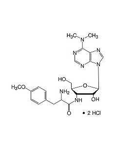Puromycin 2HCl, free base (Mr 471.5) 86%, research grade, CAS 58-58-2, SERVA