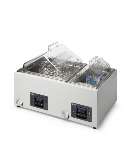 SUB Aqua Dual Plus,  Dual Tank (5 & 12 Liter) Unstirred Water Bath, Grant Instruments SUB Aqua Dual Plus,  Dual Tank (5 & 12 Liter) Unstirred Water Bath, Grant Instruments
