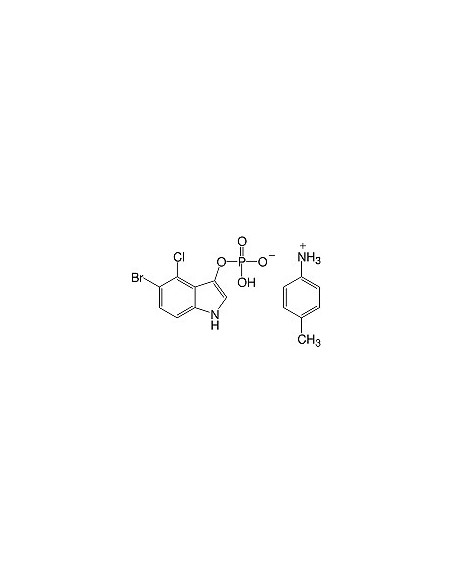 5-Bromo-4-chloro-3-indolyl-phosphate·p-toluidine-salt  CAS 6578-06-9