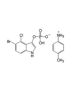 5-Bromo-4-chloro-3-indolyl-phosphate•p-toluidine-salt, CAS [6578-06-9], Serva