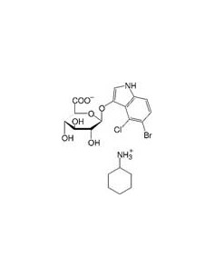 5-Bromo-4-chloro-3-indolyl-β-D-glucuronide- cyclohexylammonium salt, CAS [114162-64-0], Serva